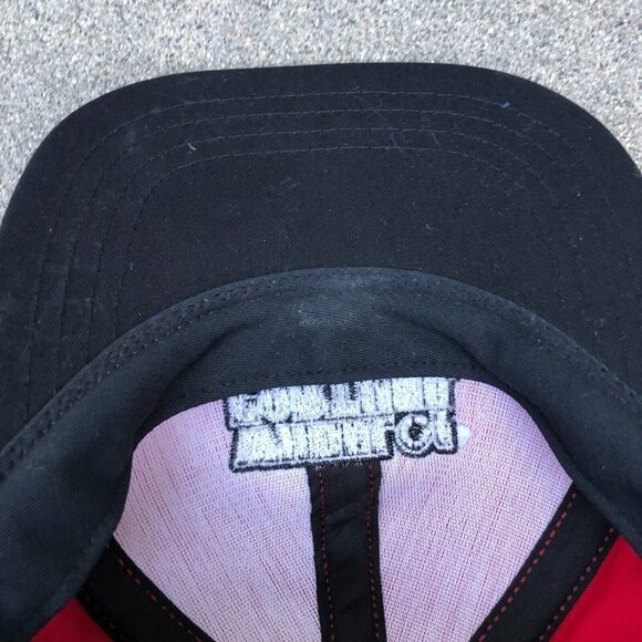 Vintage COMPETITION WHEEL OF FORTUNE Snapback Hat Men's Red Cap USA - Picture 5 of 7